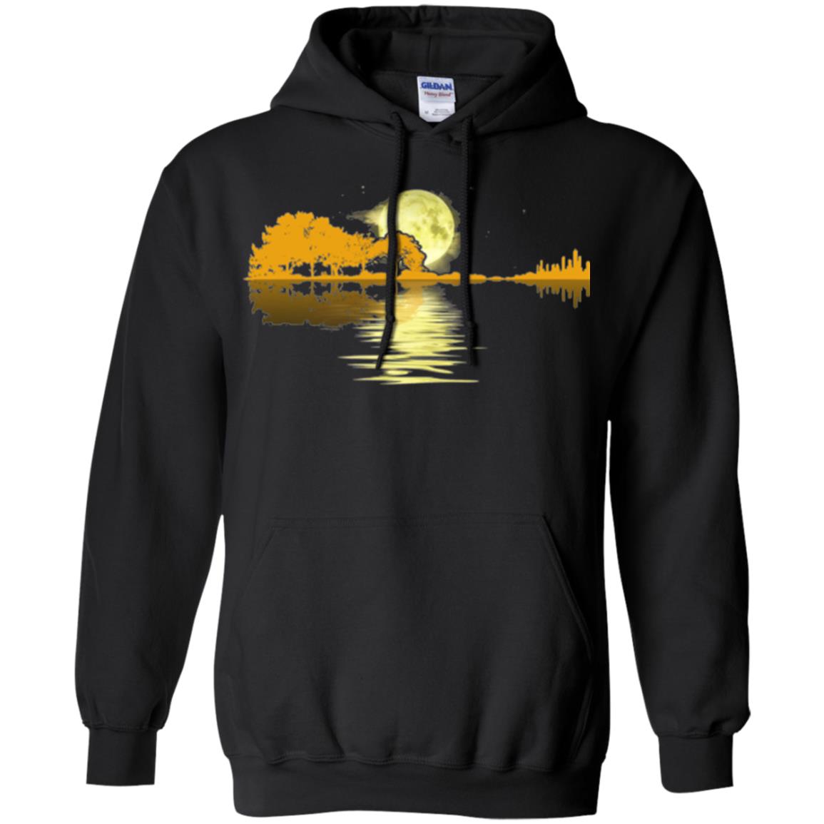 Guitar Lake Shadow T-shirt Black