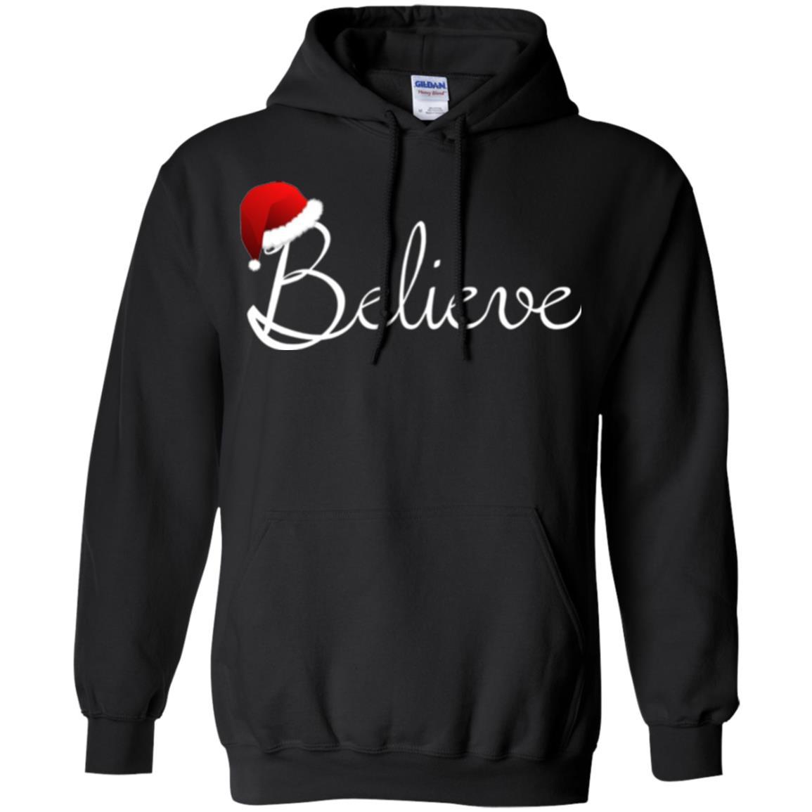 Believe Best Santa Christmas T-shirt Black