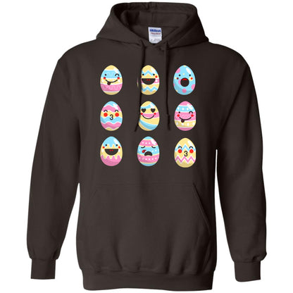 Egg Emoji Easter Happy Egg Hunt For Kids T-shirt Dark Chocolate