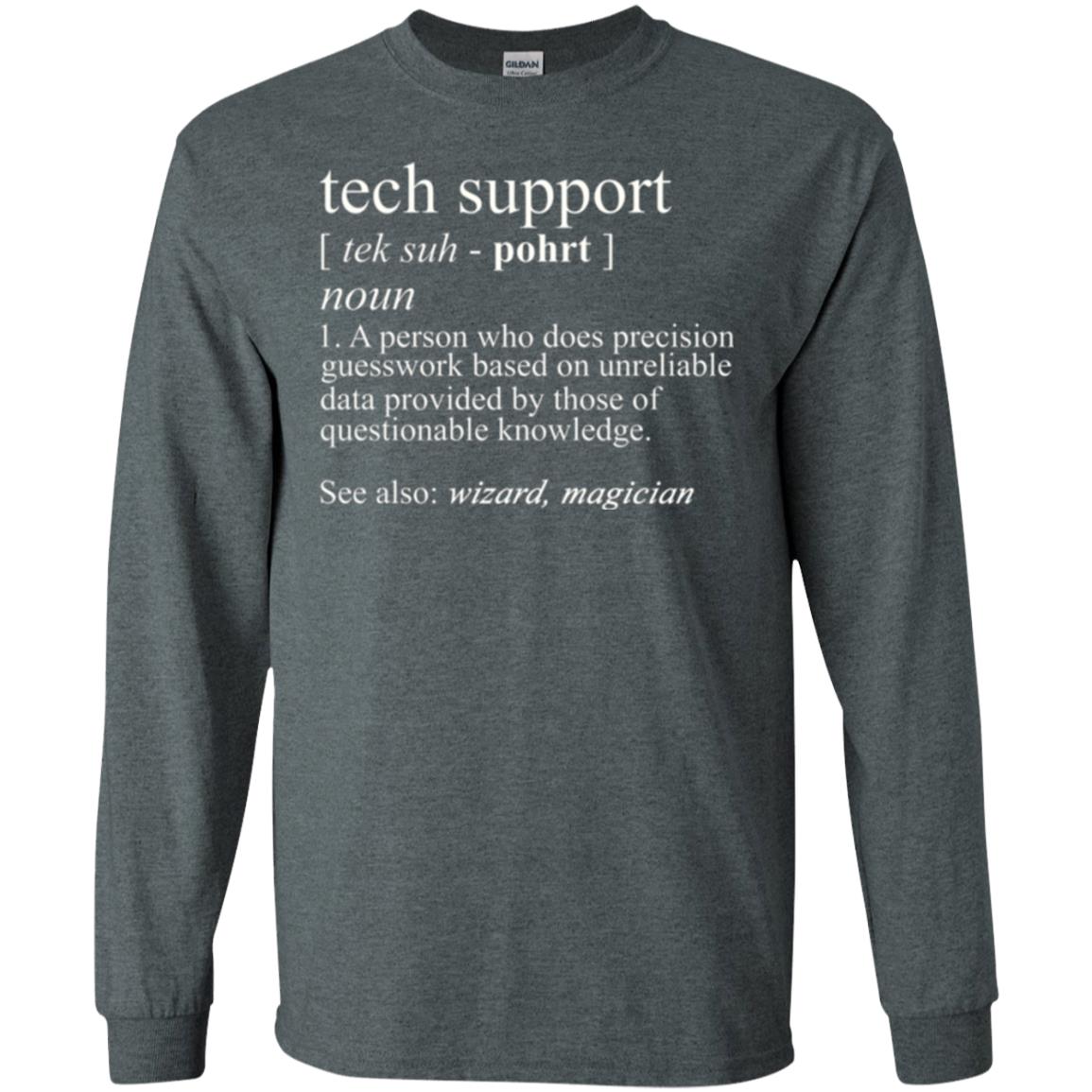 Tech Support T-shirt Dark Heather
