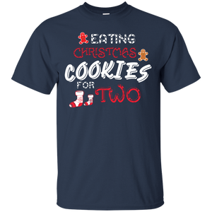 Christmas T-shirt Eating Christmas Cookies For Two