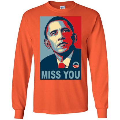 American President Miss You Political T-shirt Orange
