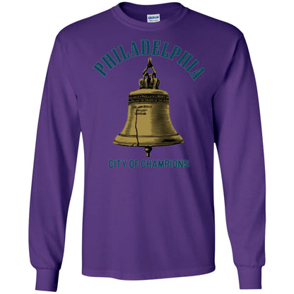 Football T-shirt Philadelphia City Of Champions Purple
