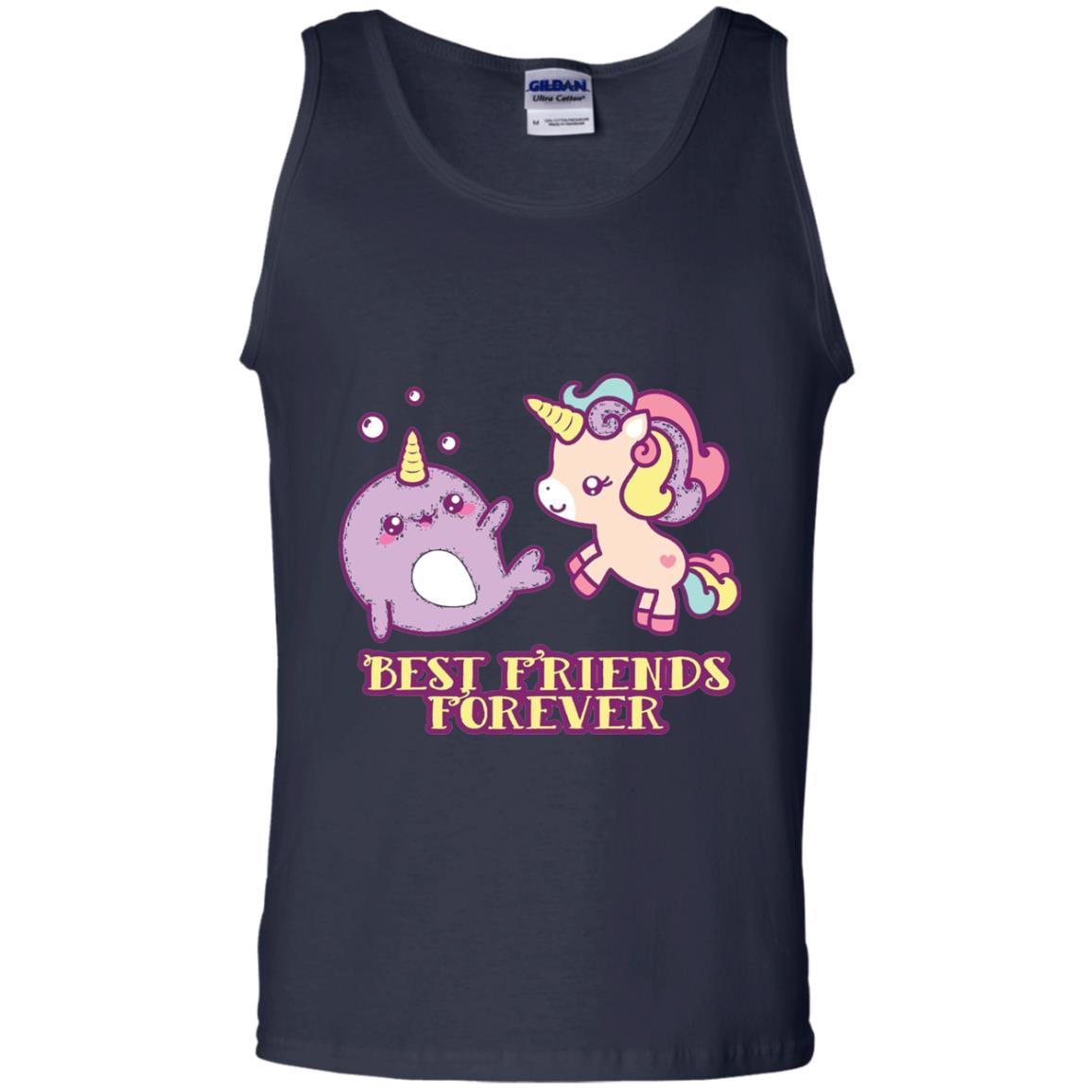 Cute Kawaii T-shirt Bff Best Friends Forever Navy