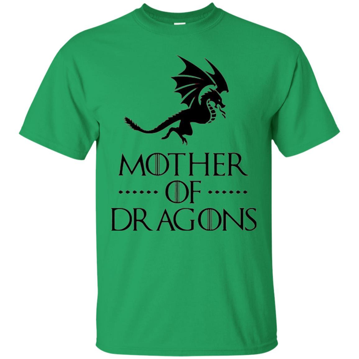 Throne Dragon T-shirt Mother Of Dragons Game Irish Green
