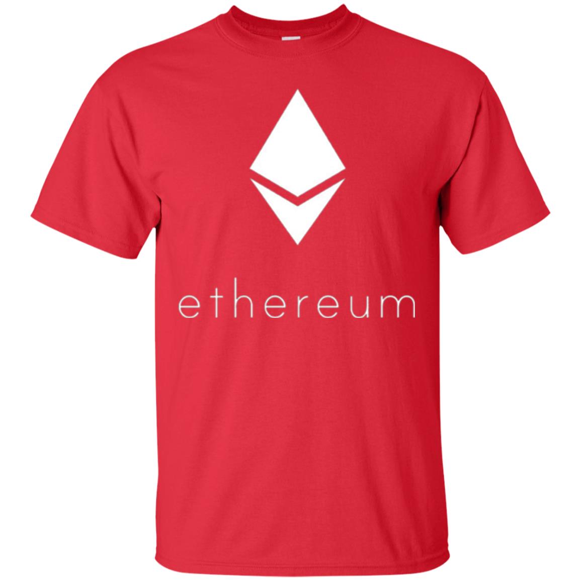 Official Ethereum Logo T-shirt Red