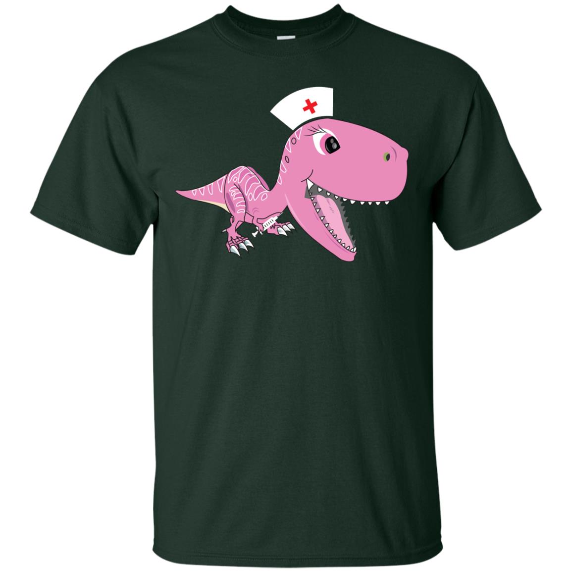 Dinosau-nurse Dinosaurus Nursing Shirt Forest