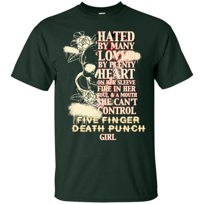 Hated By Many Loved By Plenty Heart On Her Sleeve Fire In Her Soul And Mouth She Can't Control Five Finger Death Punch Girl Forest