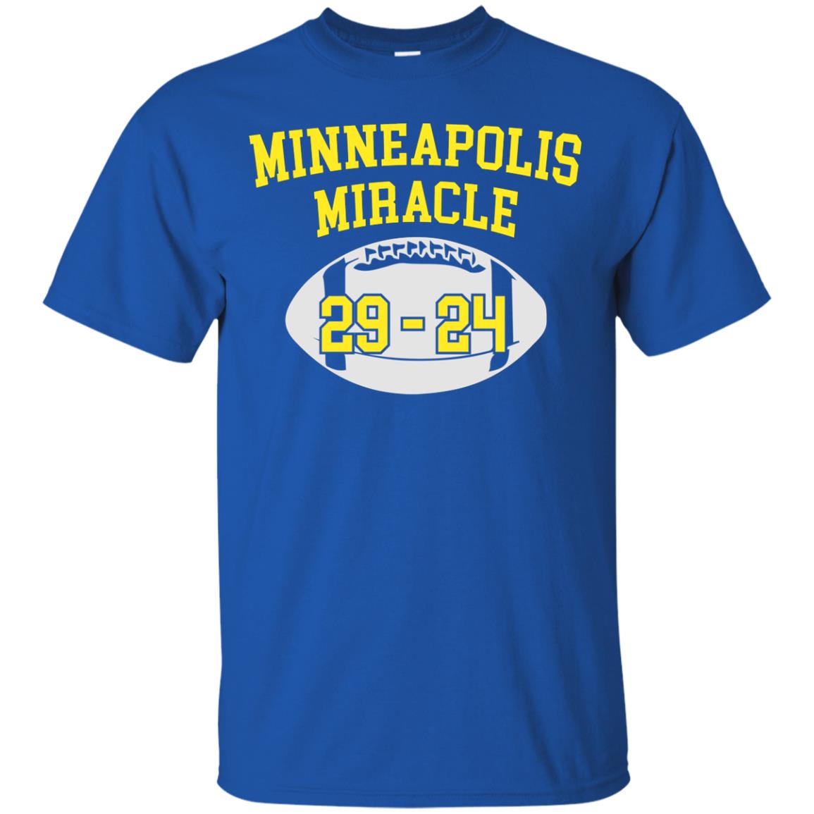 Football Lover T-shirt Minneapolis Miracle Royal