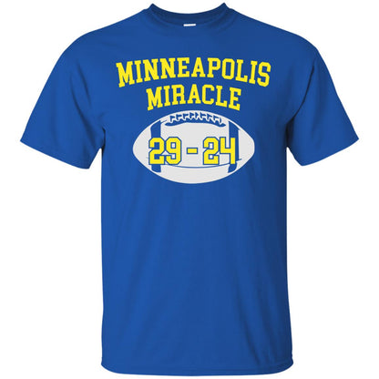 Football Lover T-shirt Minneapolis Miracle Royal