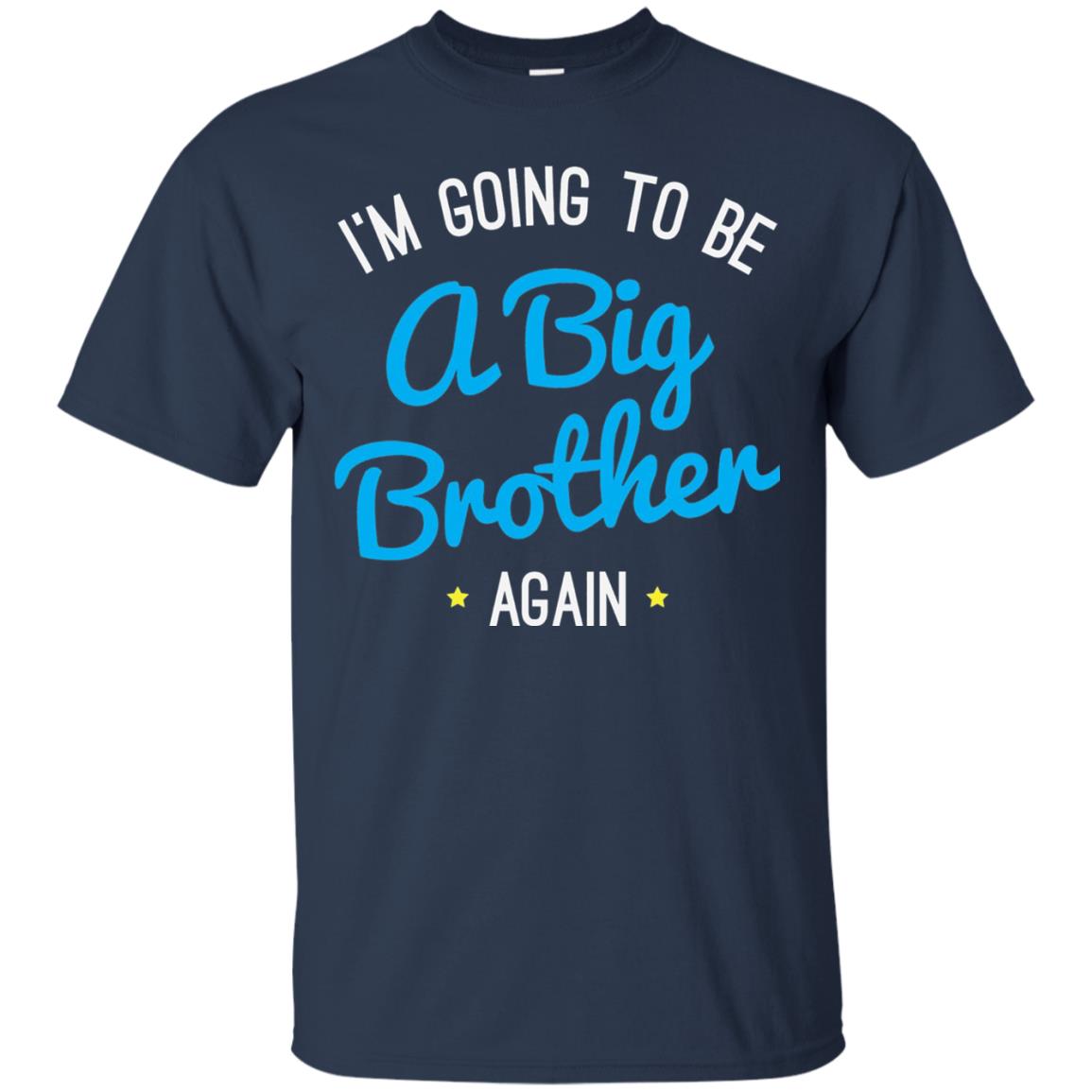 Big Brother Again T-shirt Happy New Baby Navy