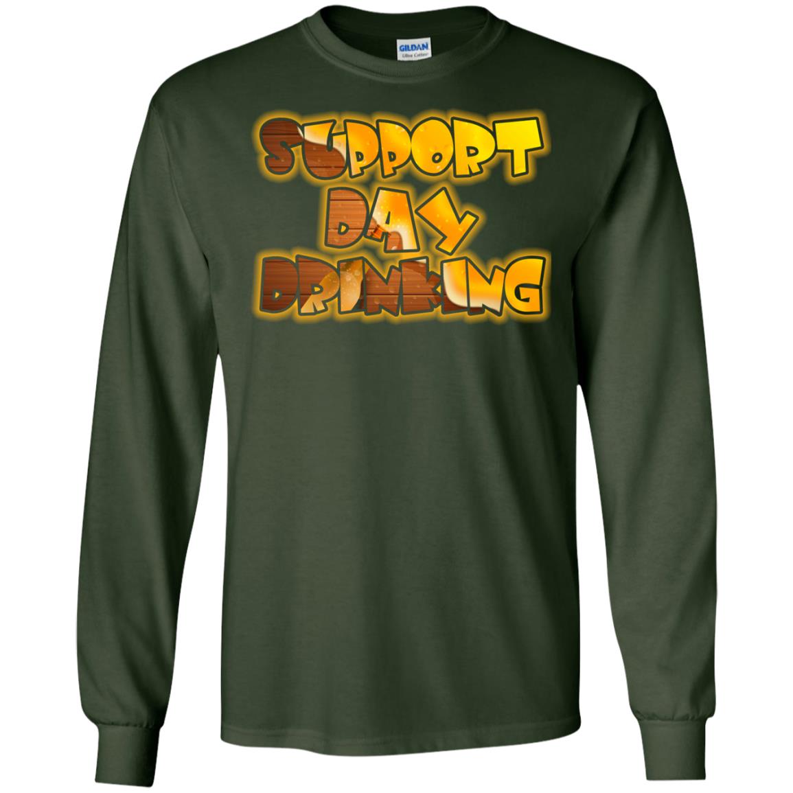 Saint Patrick's Day T-shirt Support Day Drinking Forest Green