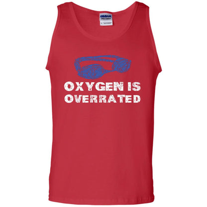 Swimming Lover T-shirt Oxygen Is Overrated Red