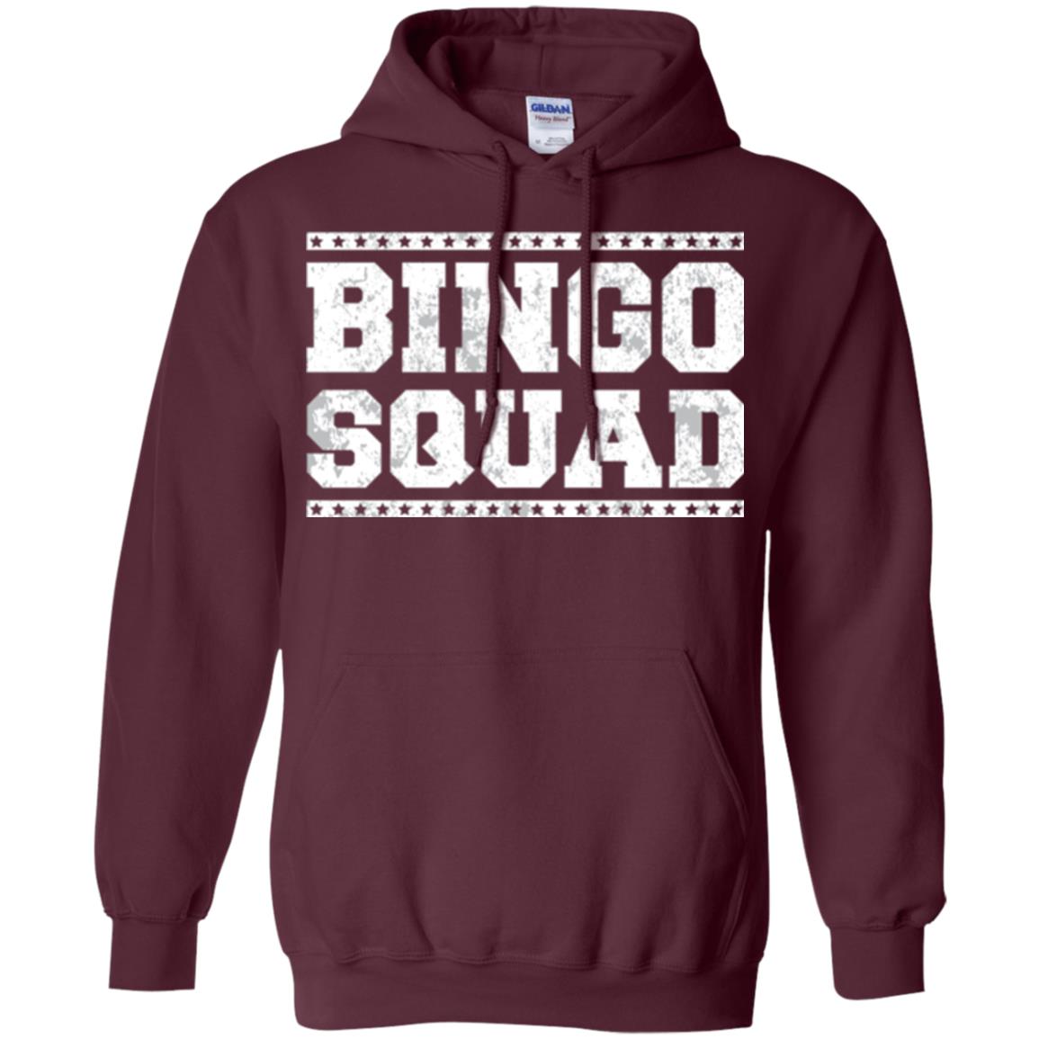Bingo Squad Distressed Style Lucky Player T-shirt Maroon