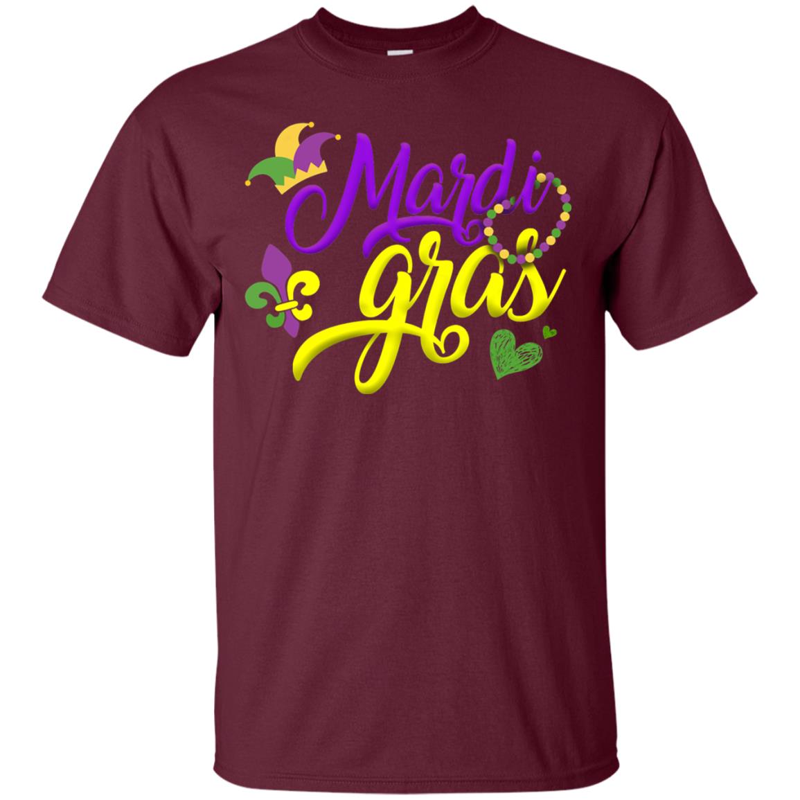 Mardi Gras 2018 T-shirt Maroon