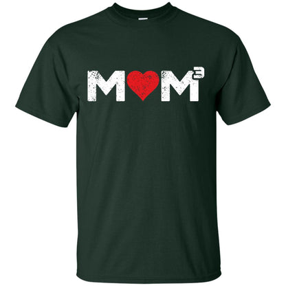 Mom3 Cubed Mother_s Day Mommy T-shirt Forest