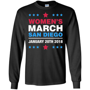 Women's March San Diego January 20th 2018 Protest Women's Right T-shirt