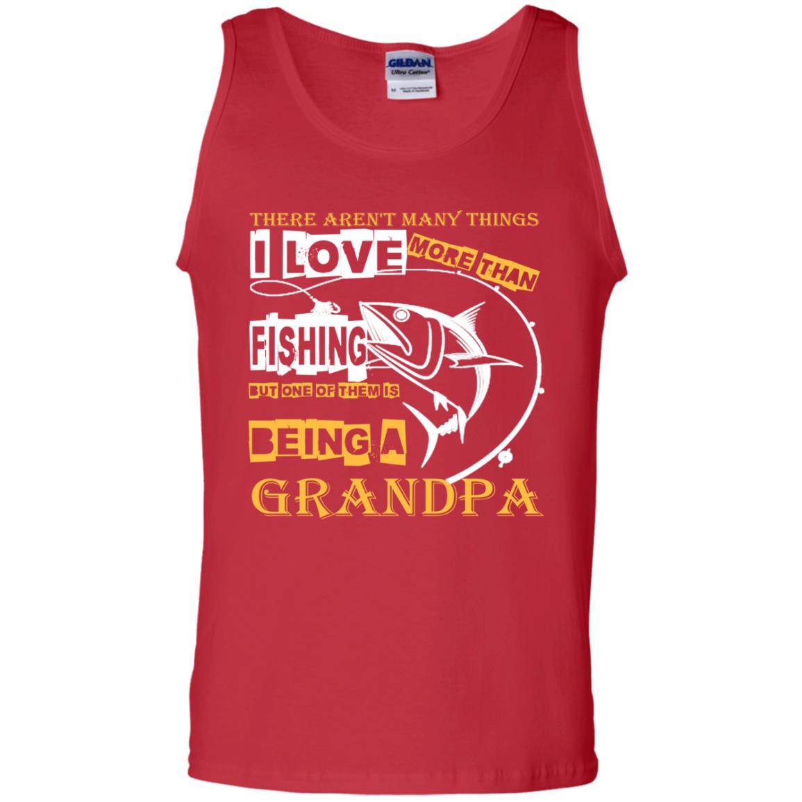 But One Of Them Is Being A Grandpa Papa T-shirt Red