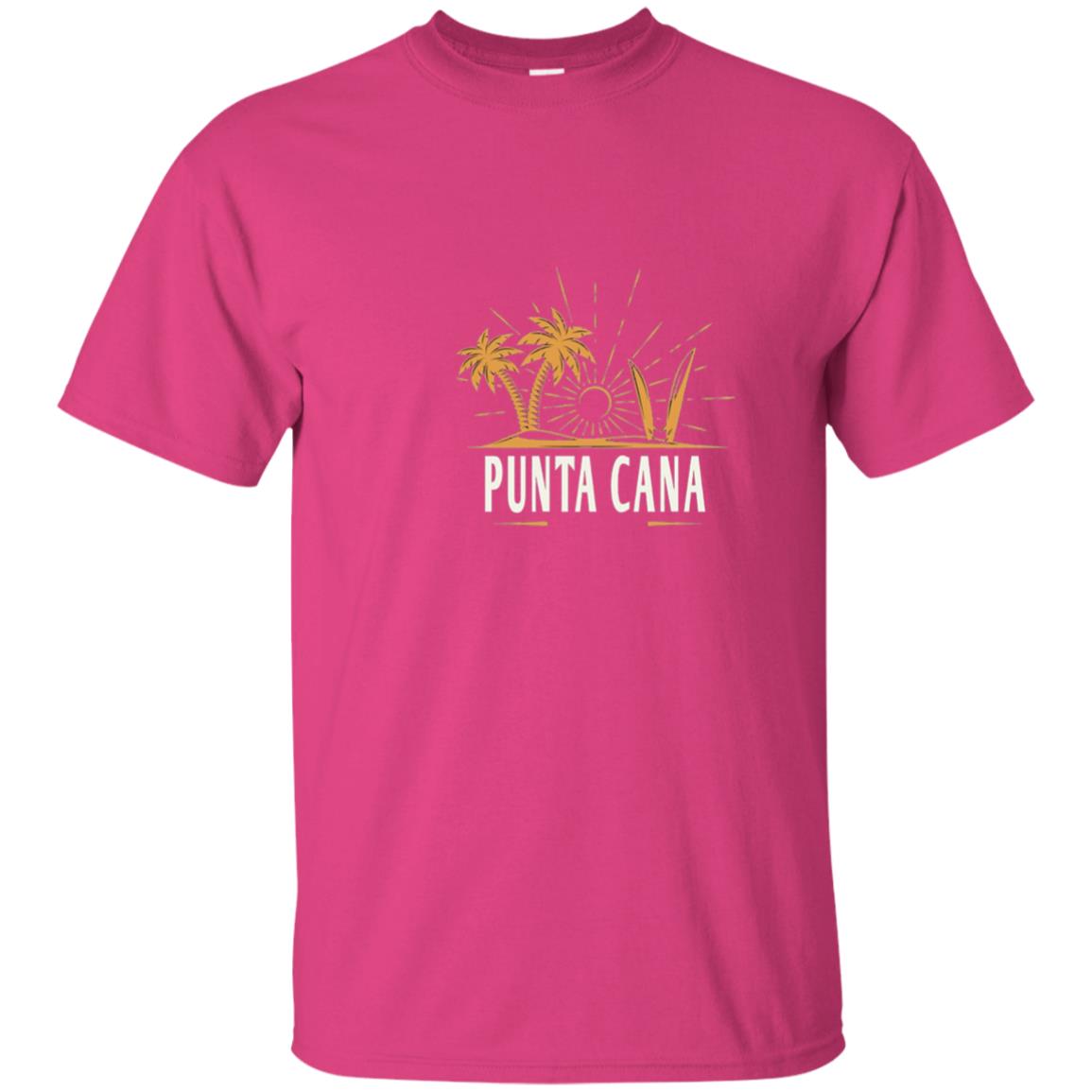 Punta Cana Vintage Beach T-shirt Heliconia