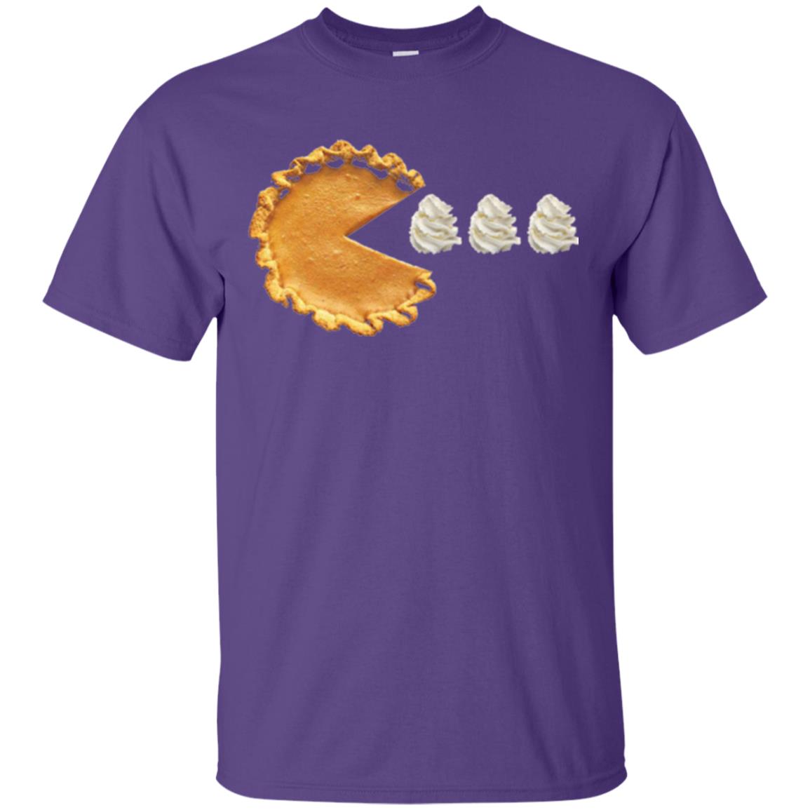 Pumpkin Pie Thanksgiving T-shirt Purple