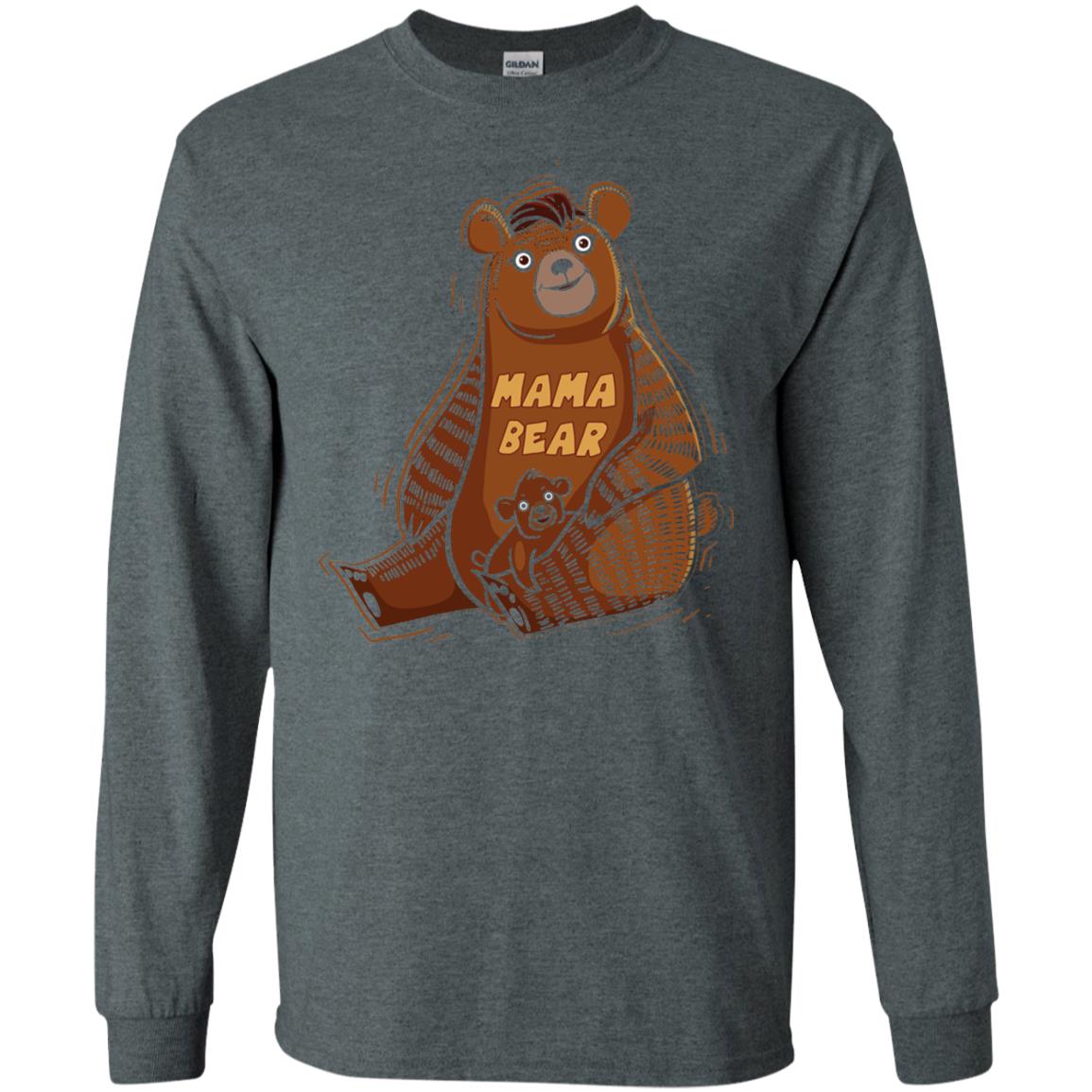 First Time Mothers Day Shirts Mama Bear Dark Heather