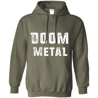 I Prefer Doom Heavy Metal Shirt Military Green