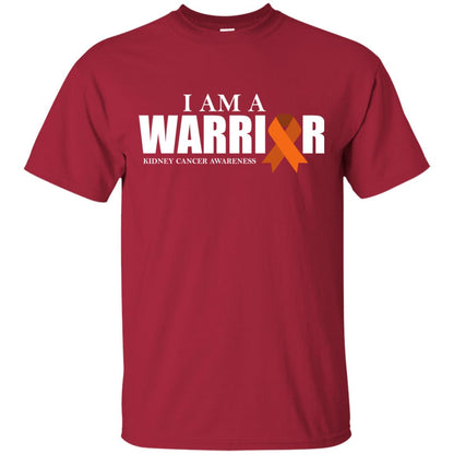 Kidney Cancer Awareness T-shirt I Am A Warrior Kidney Cancer Awareness Cardinal