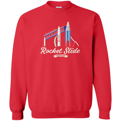I Survived The Rocket Slide T-shirt Red