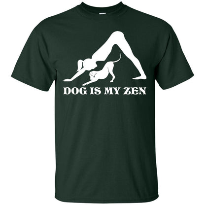 Yoga Dog T-shirt Dog Is My Zen Forest