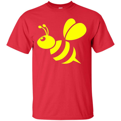 Yellow Honeybee Bee Lover T-shirt Red