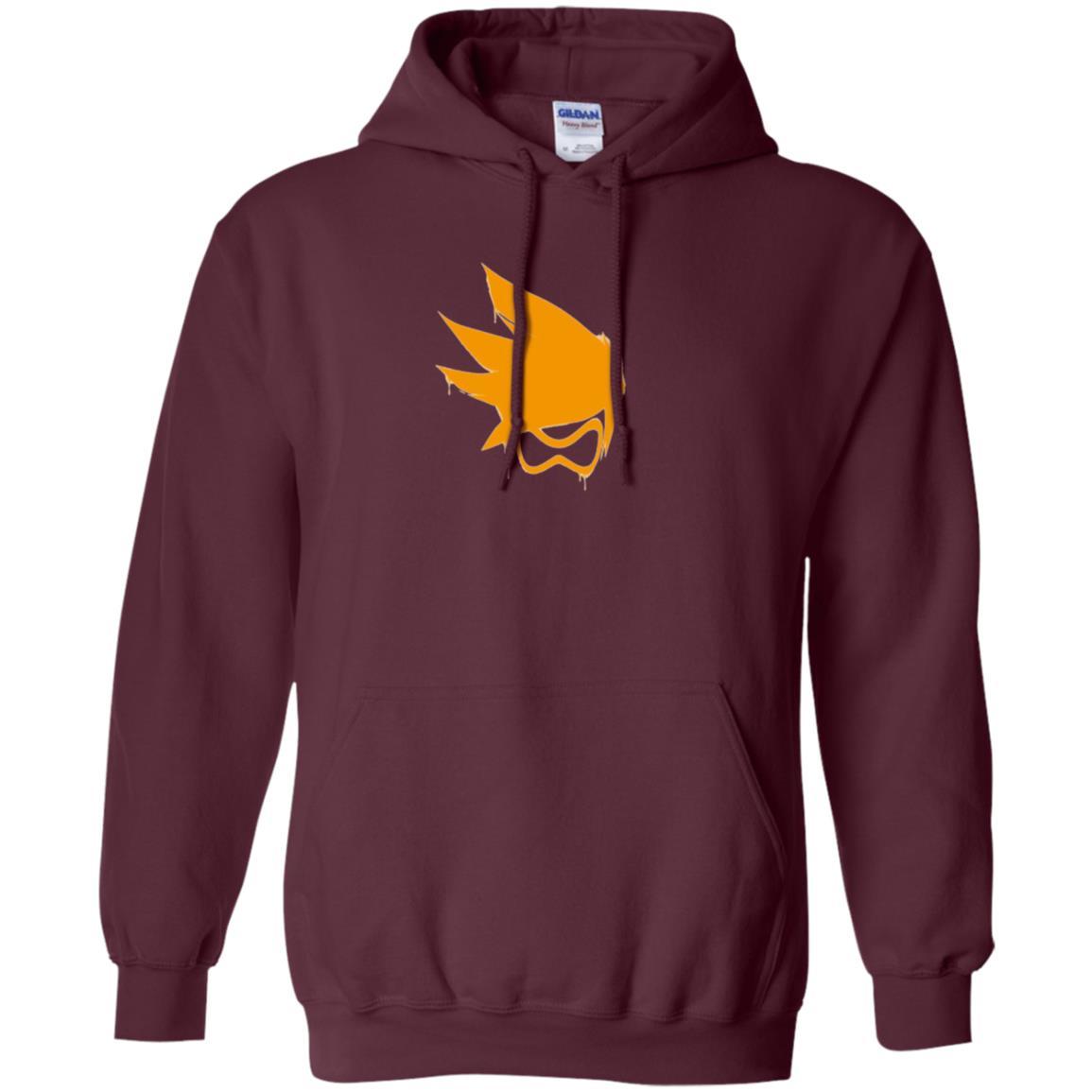 Film T-shirt Tracer Orange Spray T-shirt Maroon