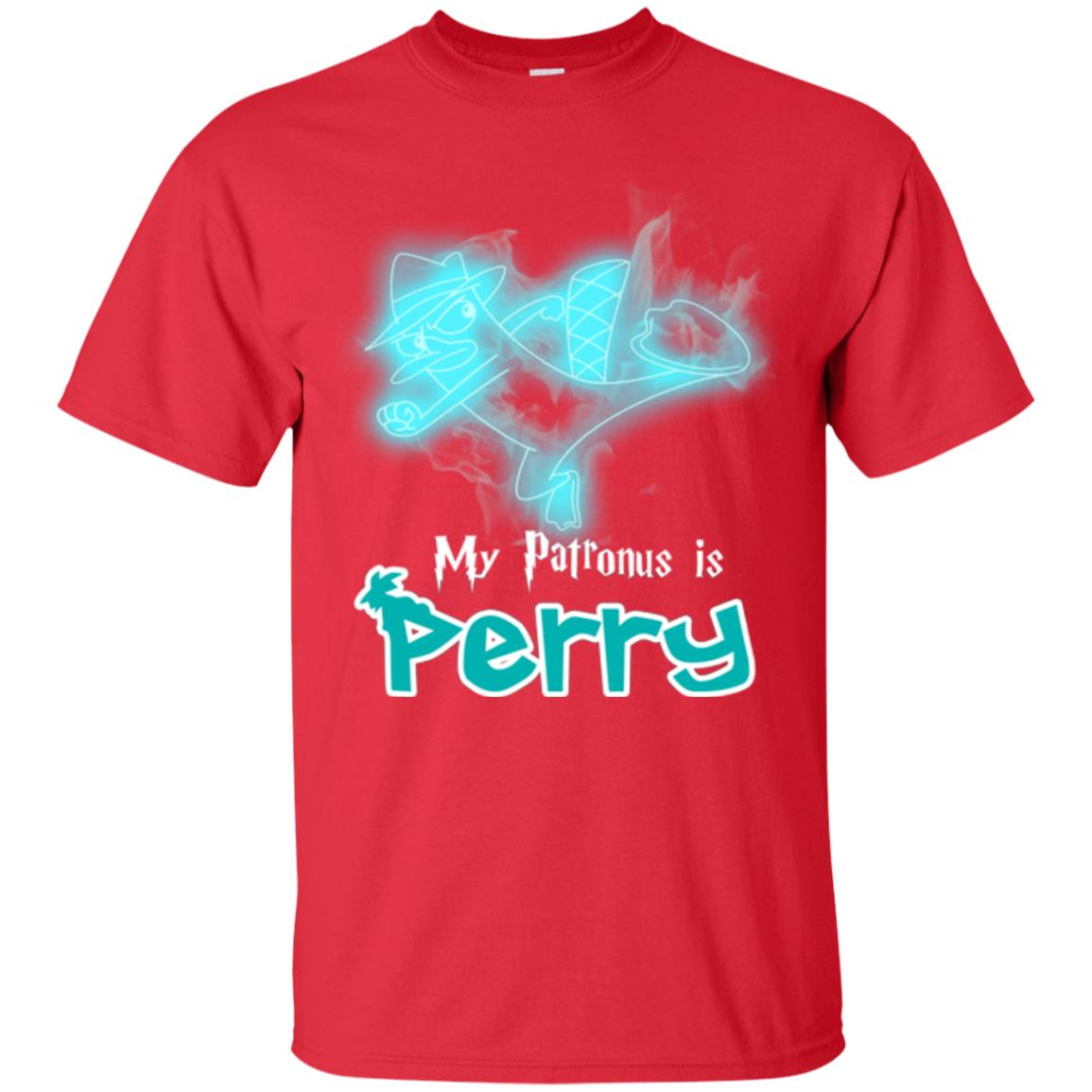 My Patronus Is Perry Hary Potter Fan T-shirt Red