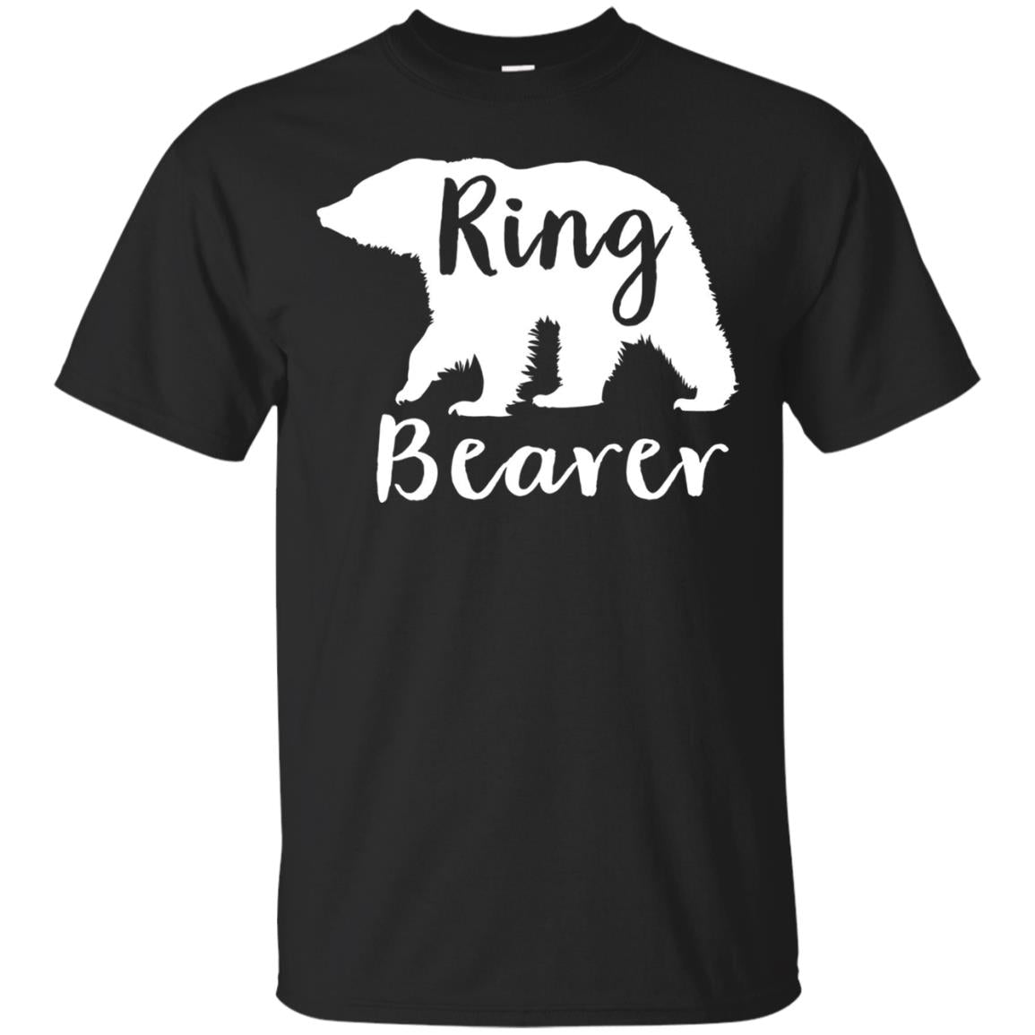 Ring Bearer Outfit Wedding T-shirt Black