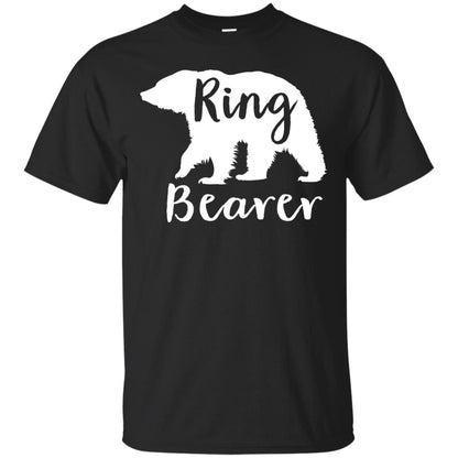 Ring Bearer Outfit Wedding T-shirt Black