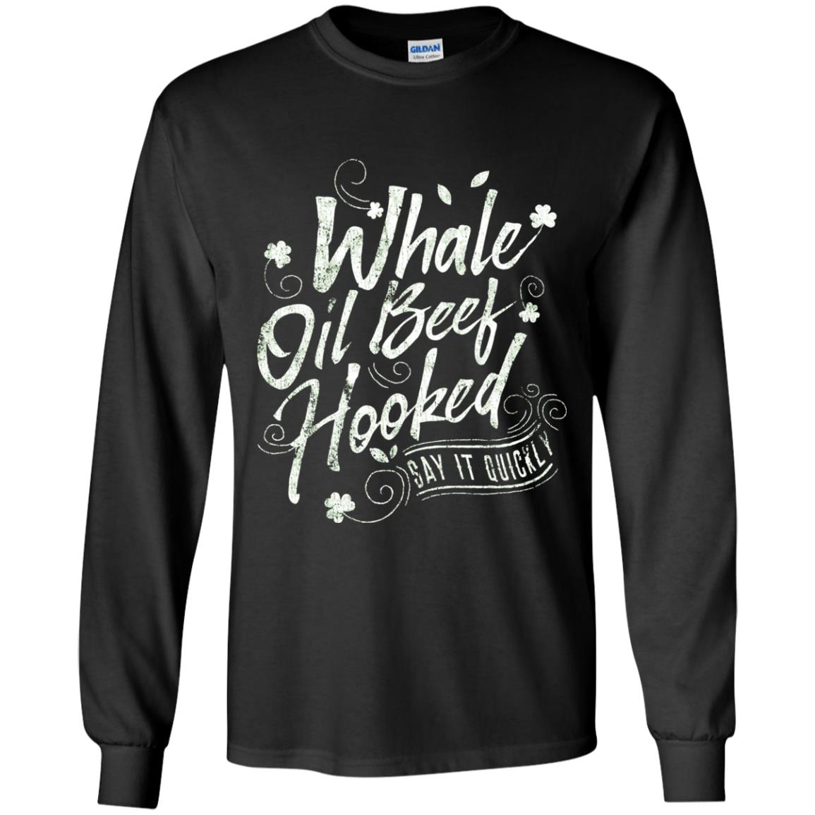 Whale Oil Beef Hooked T-shirt Black