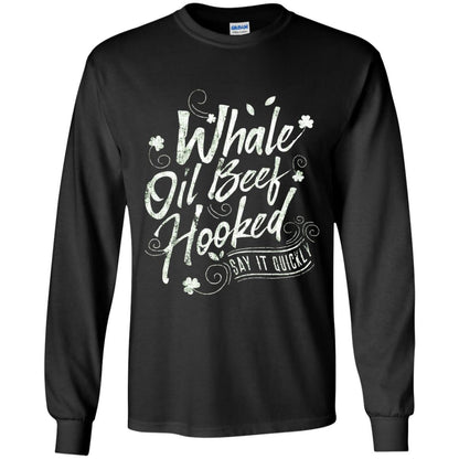 Whale Oil Beef Hooked T-shirt Black
