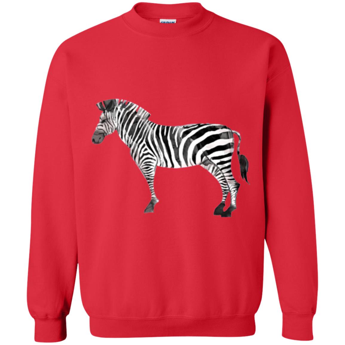 Awesome Zebra T-shirt Red