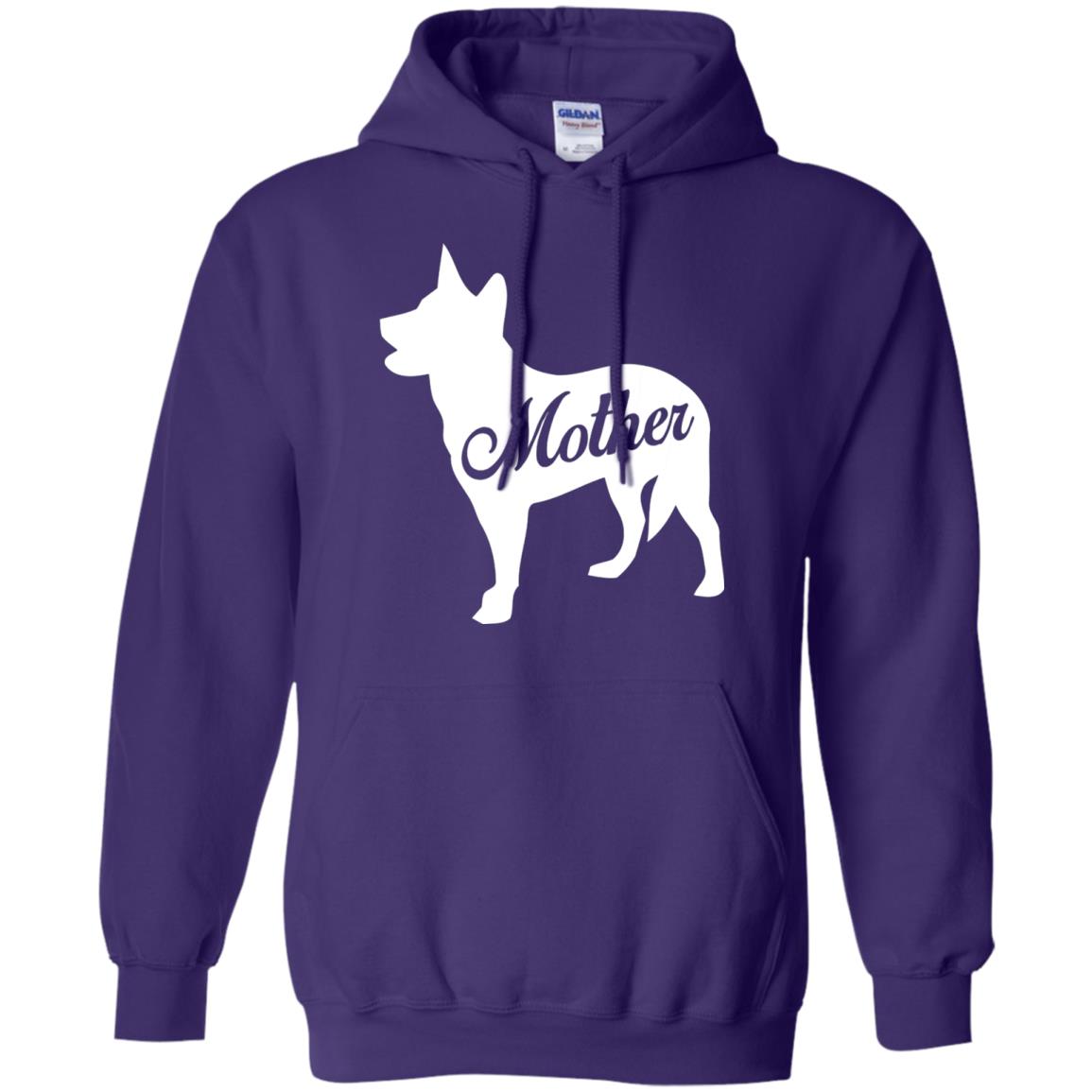 American Cattle Dog Mom T-shirt Purple