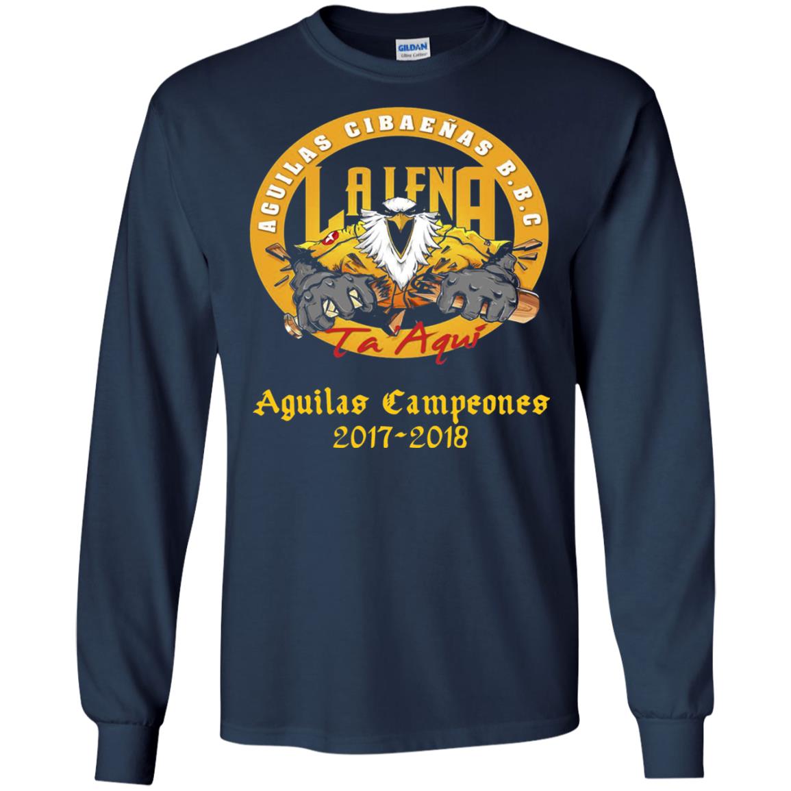 Baseball Lover T-shirt Aguilas Cibaenas Campeones 2017-2018 Navy