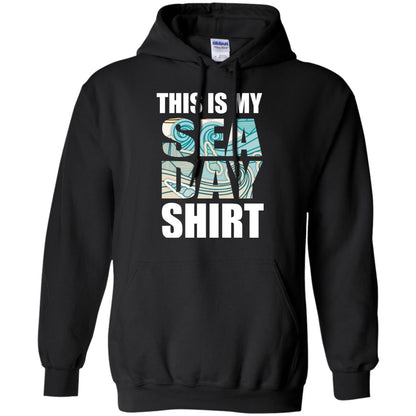 Summer Vacation T-shirt This Is My Sea Day Black