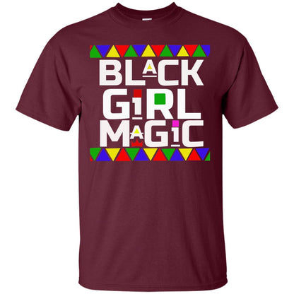 Black Girl Magic Black History African Pride T-shirt Maroon