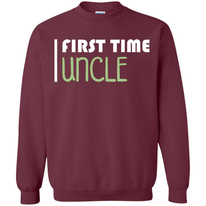 First Time Uncle New Uncle Shirt Maroon