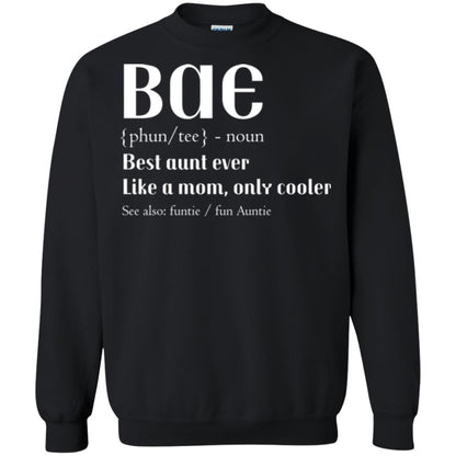 Bae Best Aunt Ever Shirt Black