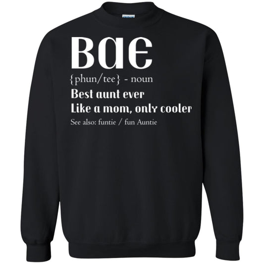 Bae Best Aunt Ever Shirt Black