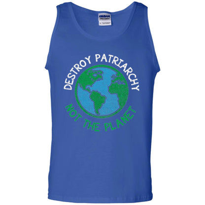 Women_s Right T-shirt Destroy The Patriarchy Not The Planet Royal