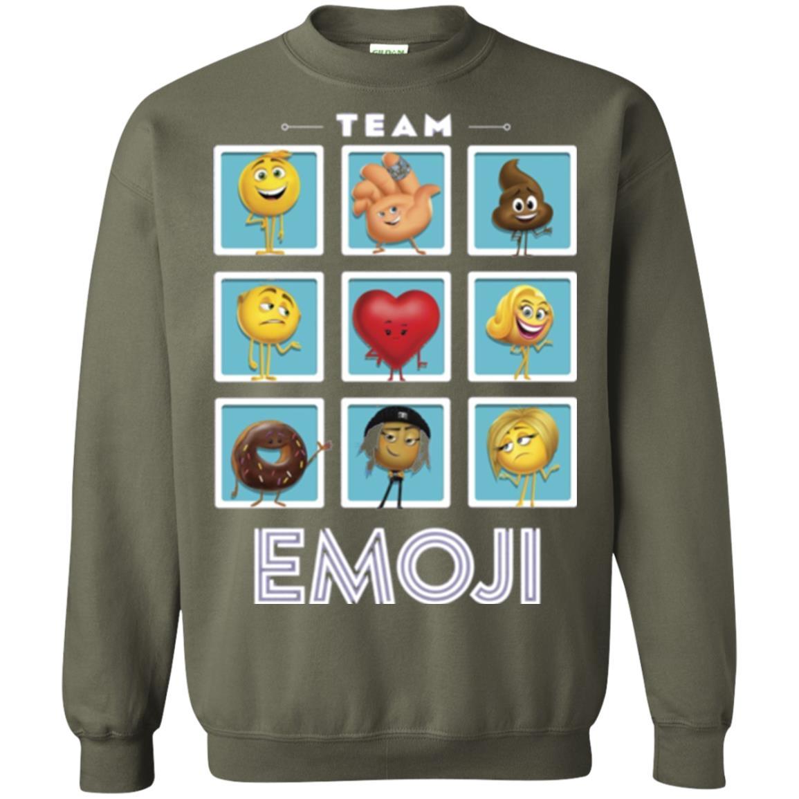 Film T-shirt Emoji Panels Graphic T-shirt Military Green