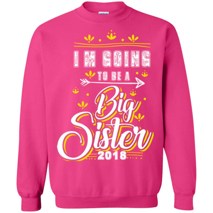Family T-shirt I'm Going To Be A Big Sister 2018 Heliconia