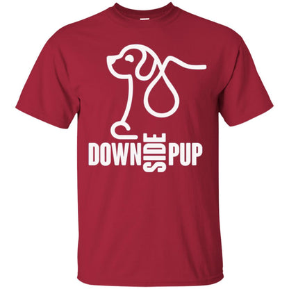 Dog Lover T-shirt Down Side Pup T-shirt Cardinal
