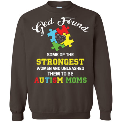 And Unleashed Them To Be Autism Moms Autism Shirt For Mom Dark Chocolate