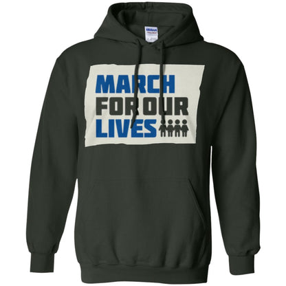 March For Our Lives Anti Gun T-shirt Forest Green